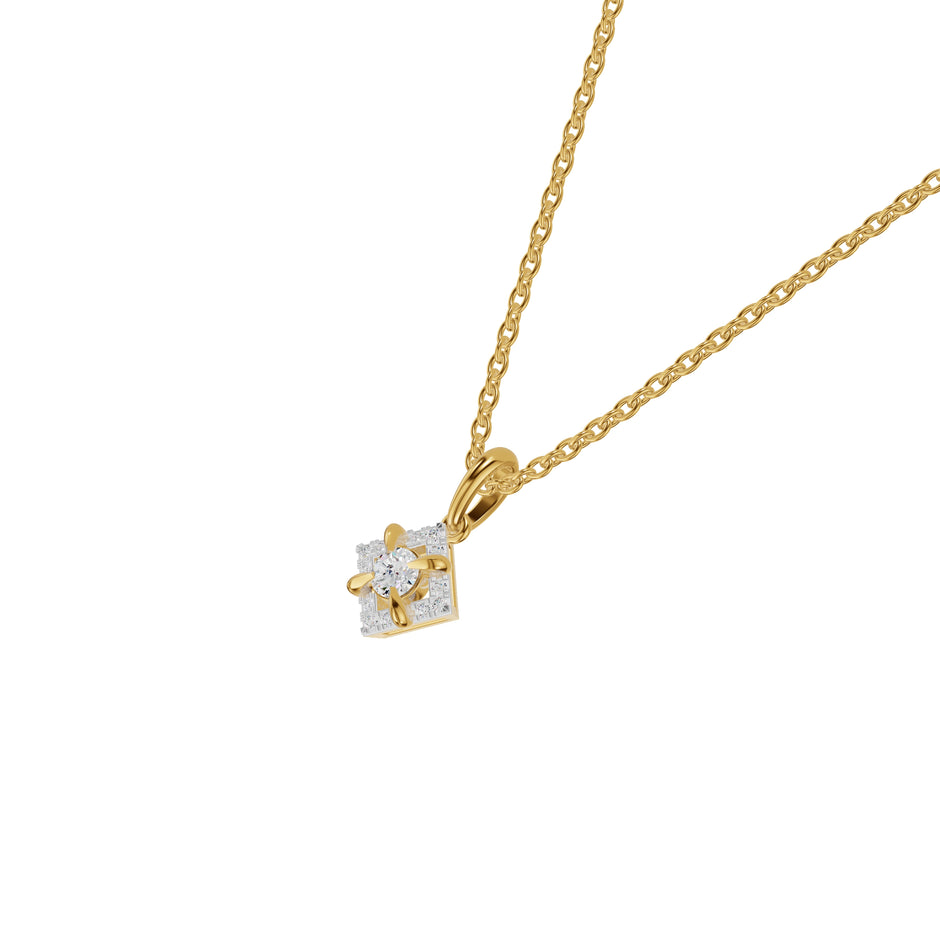 Astraquor Diamond Pendant 18 KT / Yellow Gold