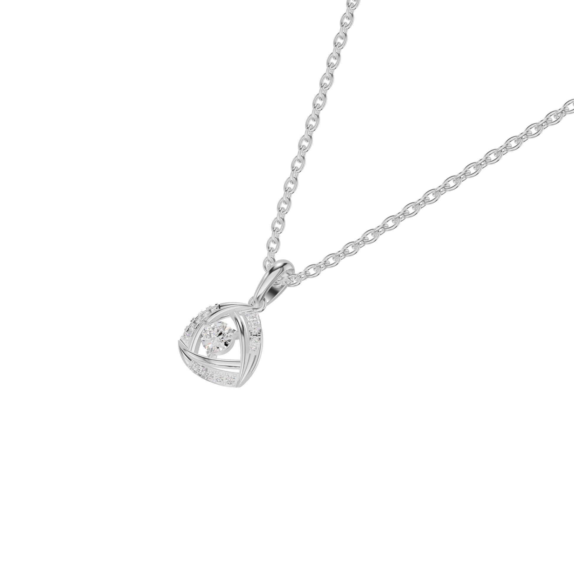 ID-LGPAX25834XX 18 KT / White Gold