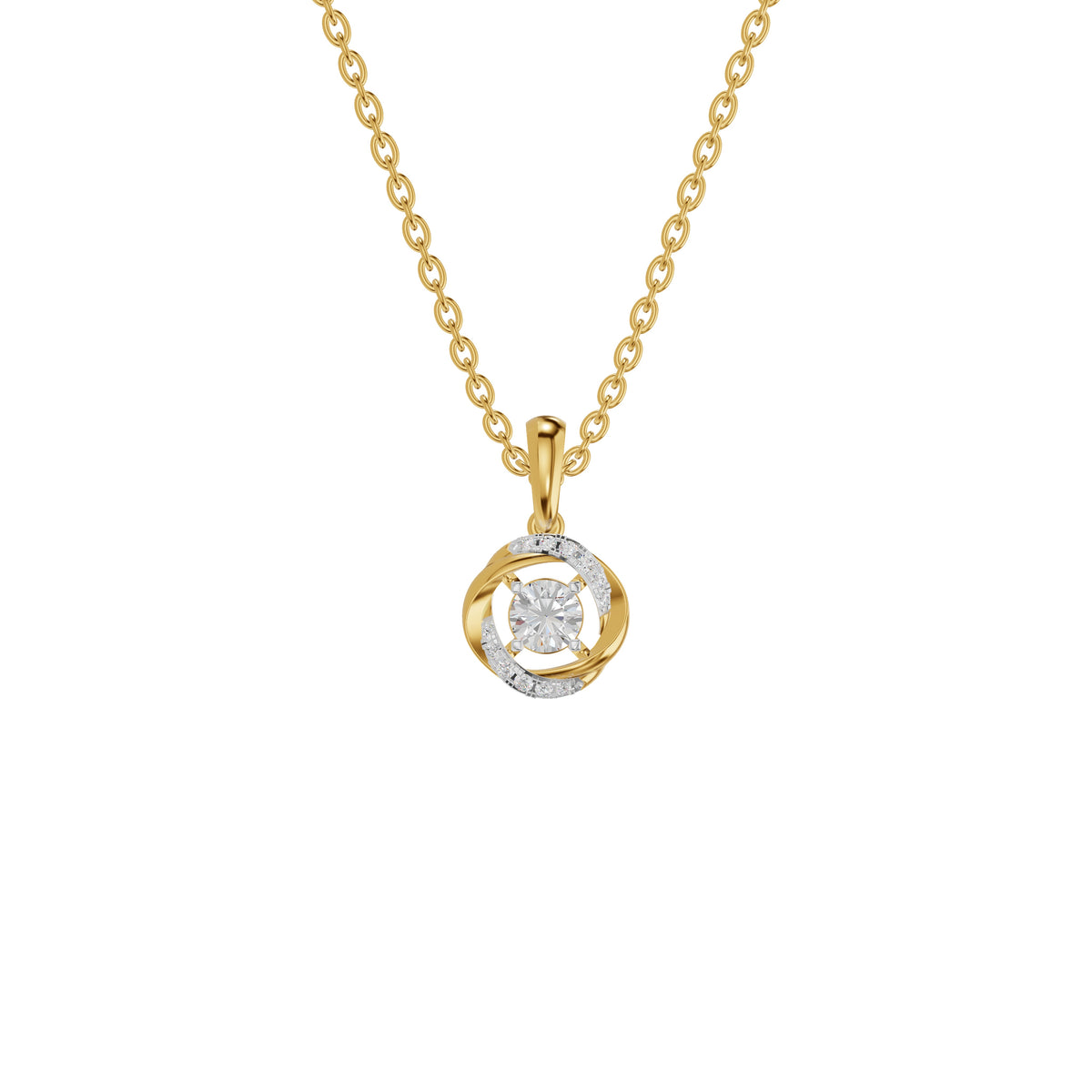 Aurora Loop Diamond Pendant – Limelight Diamonds