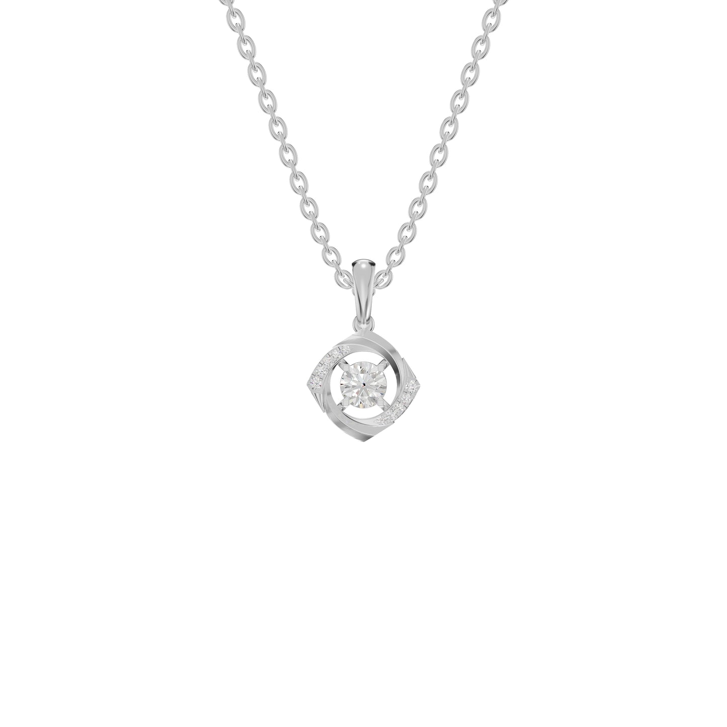 ID-LGPAX25838XX 18 KT / White Gold