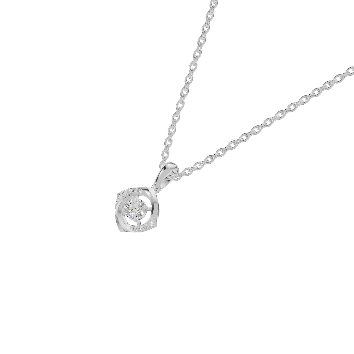 ID-LGPAX25838XX 18 KT / White Gold