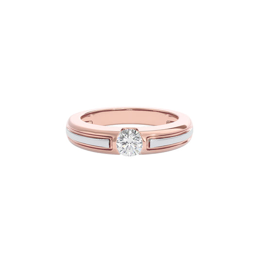 The Sirius Diamond Mens Ring 18 KT / Rose Gold / 22