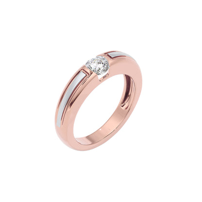 The Sirius Diamond Mens Ring 18 KT / Rose Gold / 22