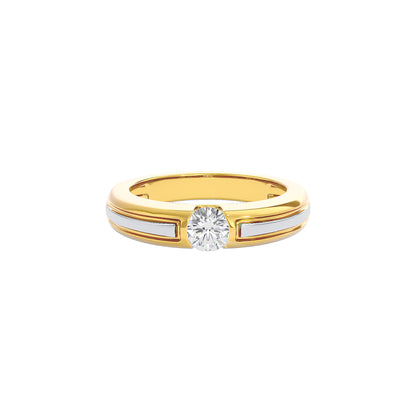 The Sirius Diamond Mens Ring 18 KT / Yellow Gold / 22