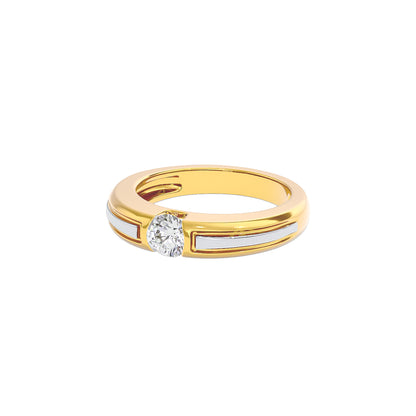 The Sirius Diamond Mens Ring 18 KT / Yellow Gold / 22
