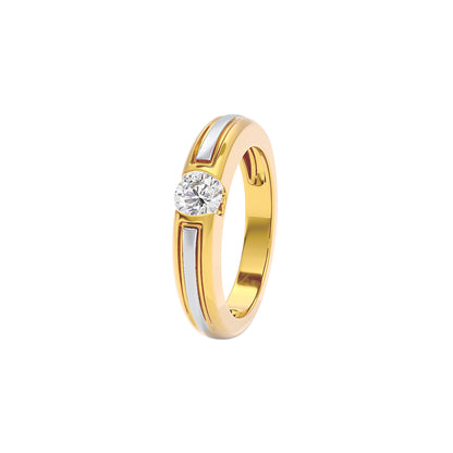 The Sirius Diamond Mens Ring 18 KT / Yellow Gold / 22