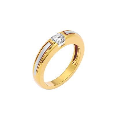The Sirius Diamond Mens Ring 18 KT / Yellow Gold / 22