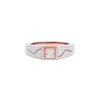 Lancolm Diamond Mens Ring 18 KT / Rose Gold / 22