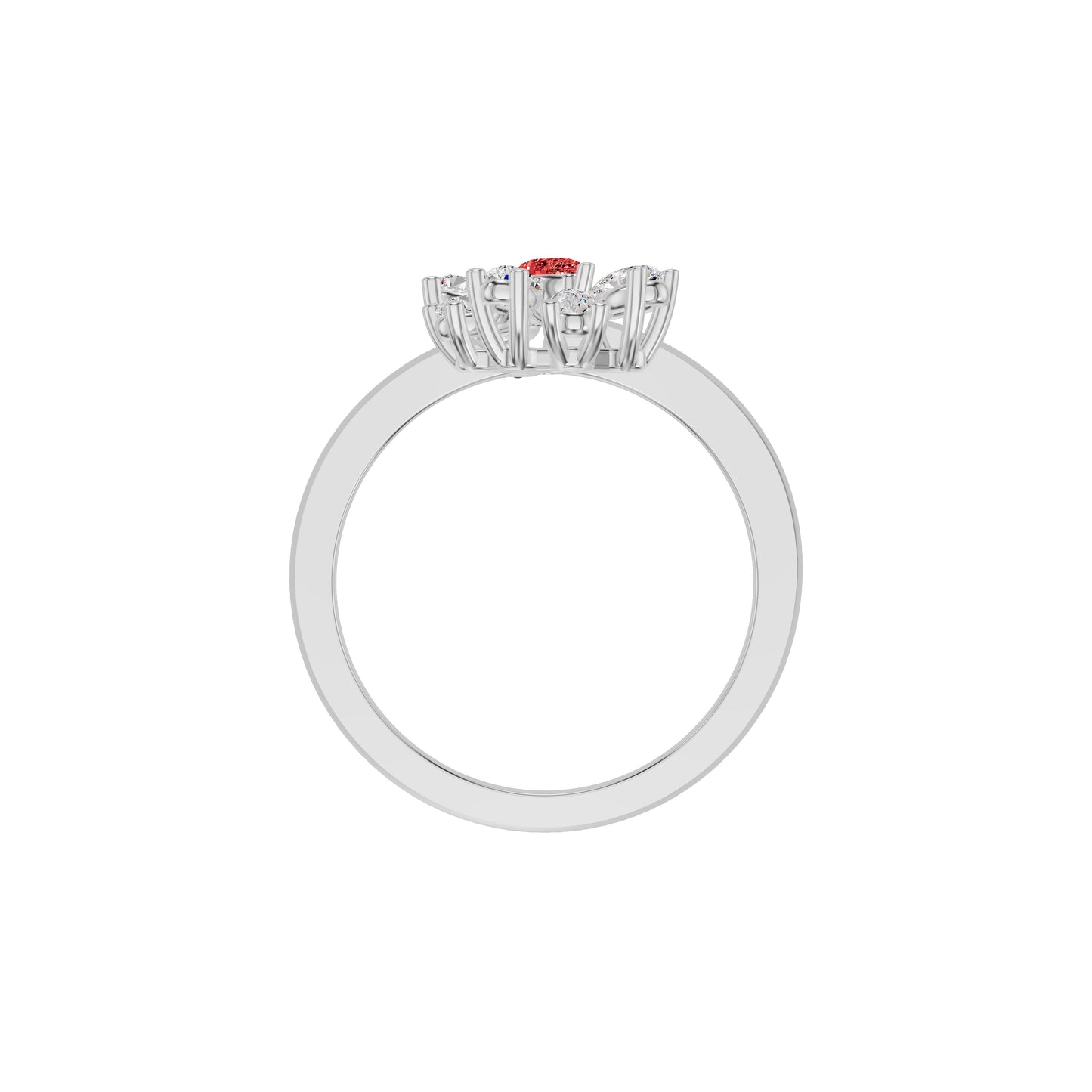 ID-LGRAX02827XA 18 KT / White Gold / 18