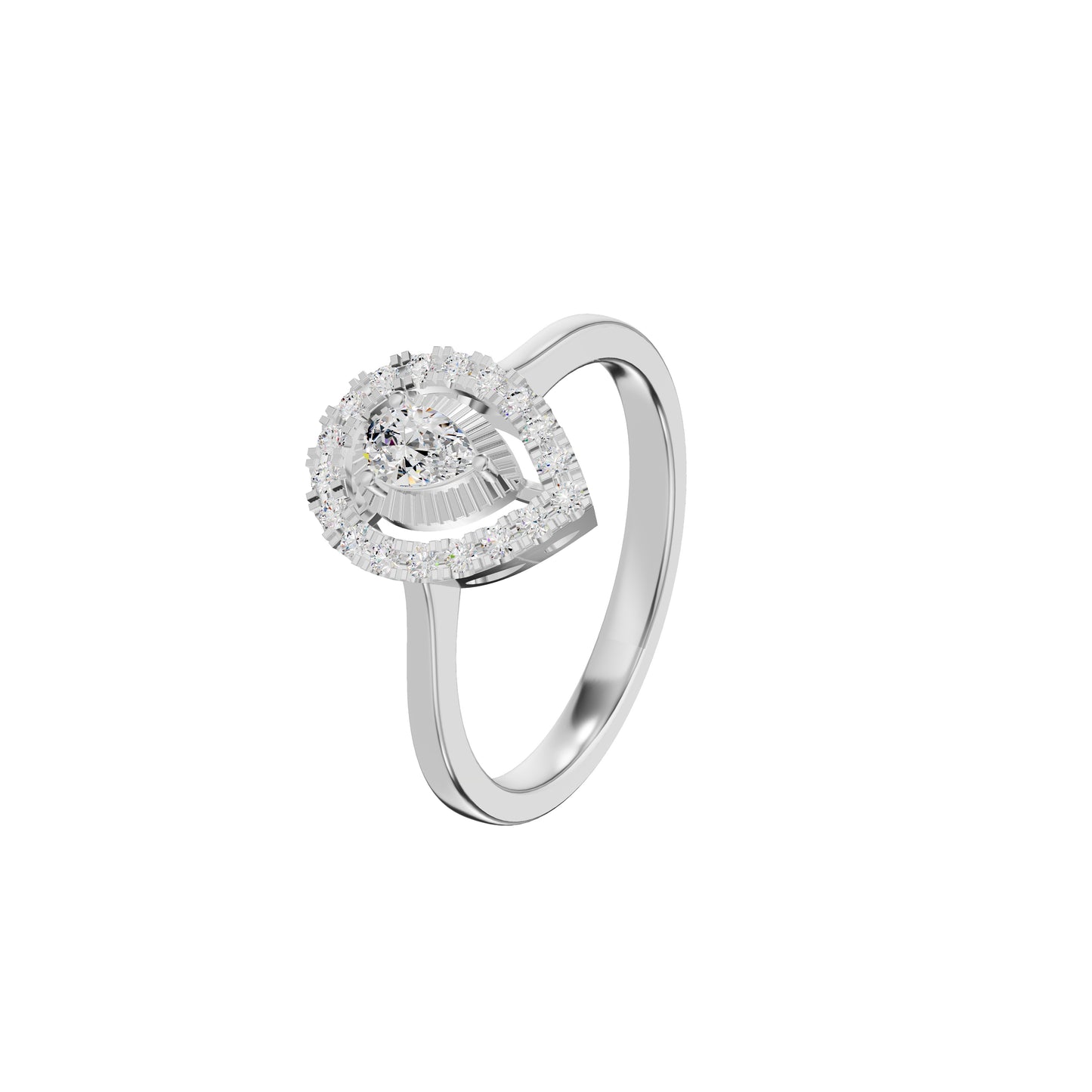ID-LGRAX03335XA 18 KT / White Gold / 18