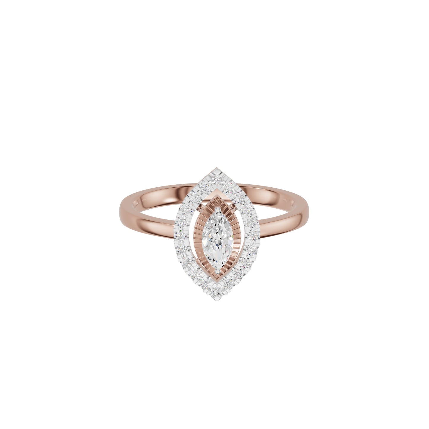 Navyra Marquise Diamond Ring 18 KT / Rose Gold / 18