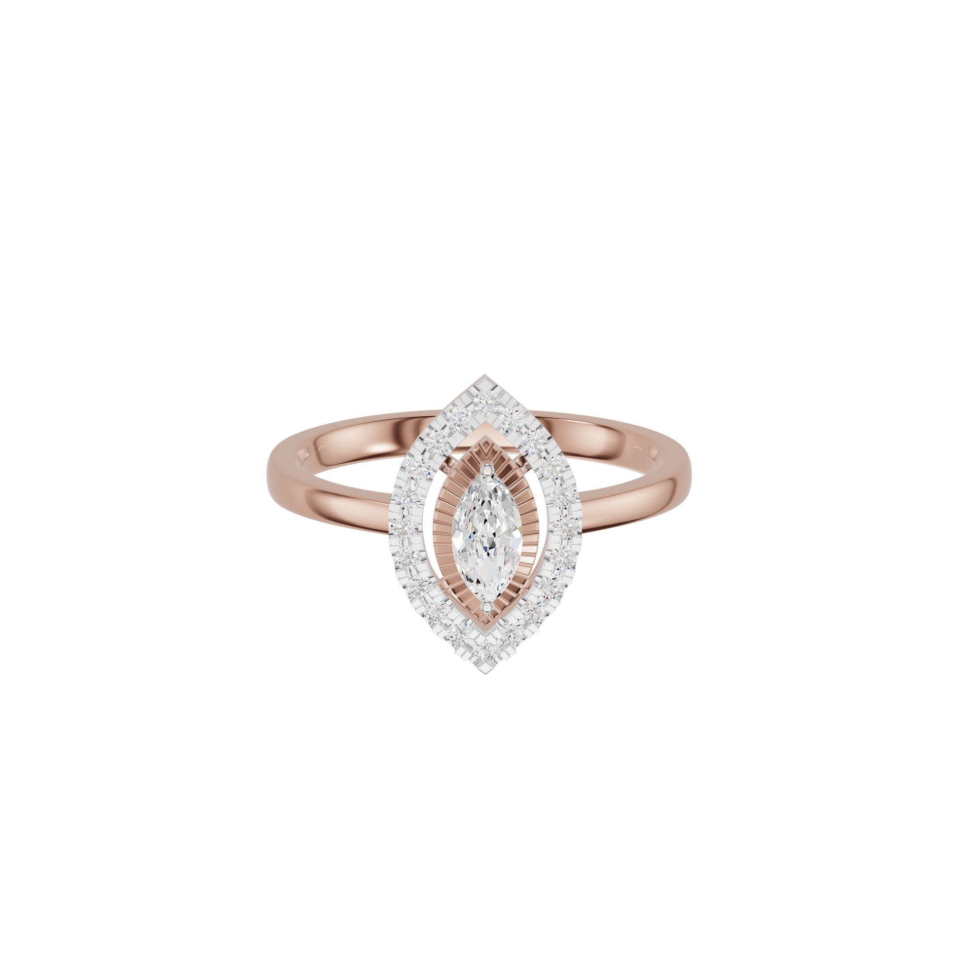 Navyra Marquise Diamond Ring 18 KT / Rose Gold / 18