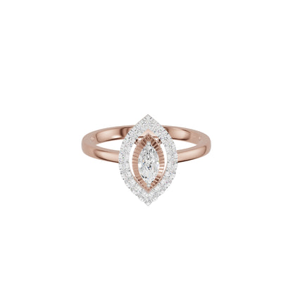 Navyra Marquise Diamond Ring 18 KT / Rose Gold / 18