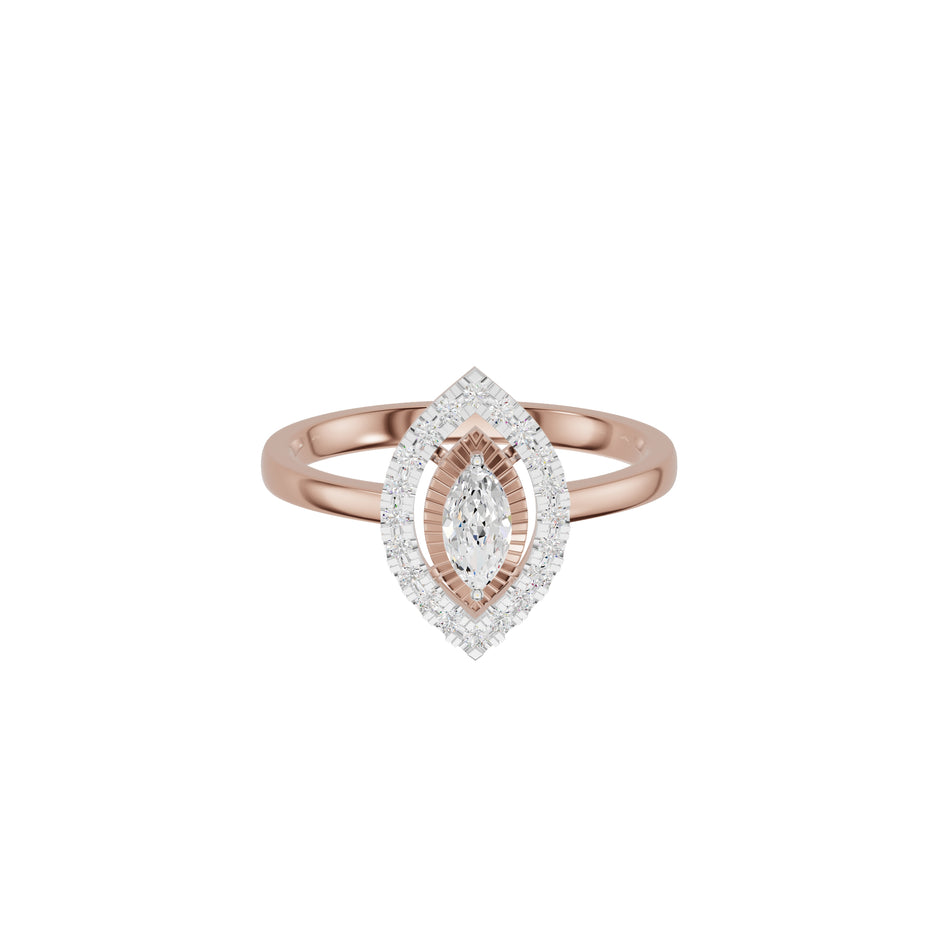 Navyra Marquise Diamond Ring 18 KT / Rose Gold / 18