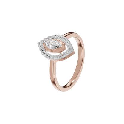 Navyra Marquise Diamond Ring 18 KT / Rose Gold / 18
