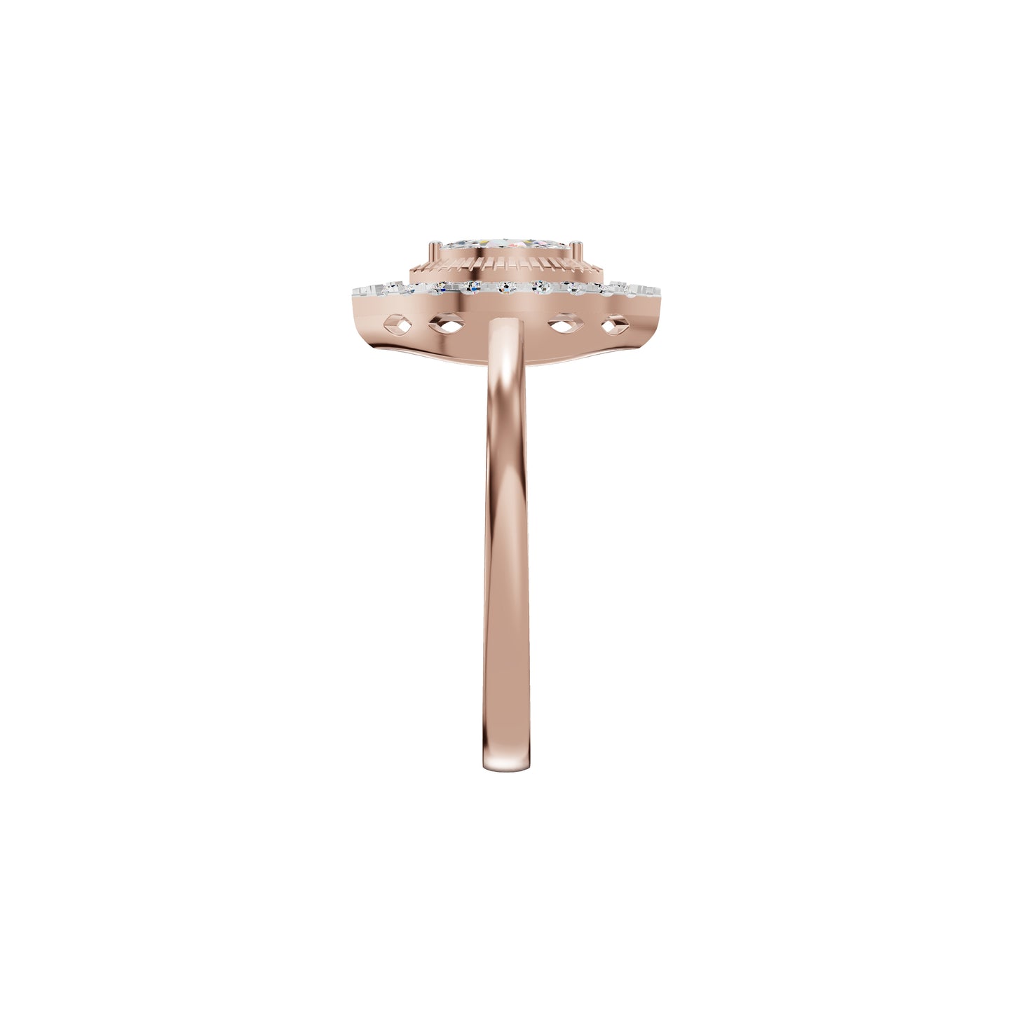 Navyra Marquise Diamond Ring 18 KT / Rose Gold / 18