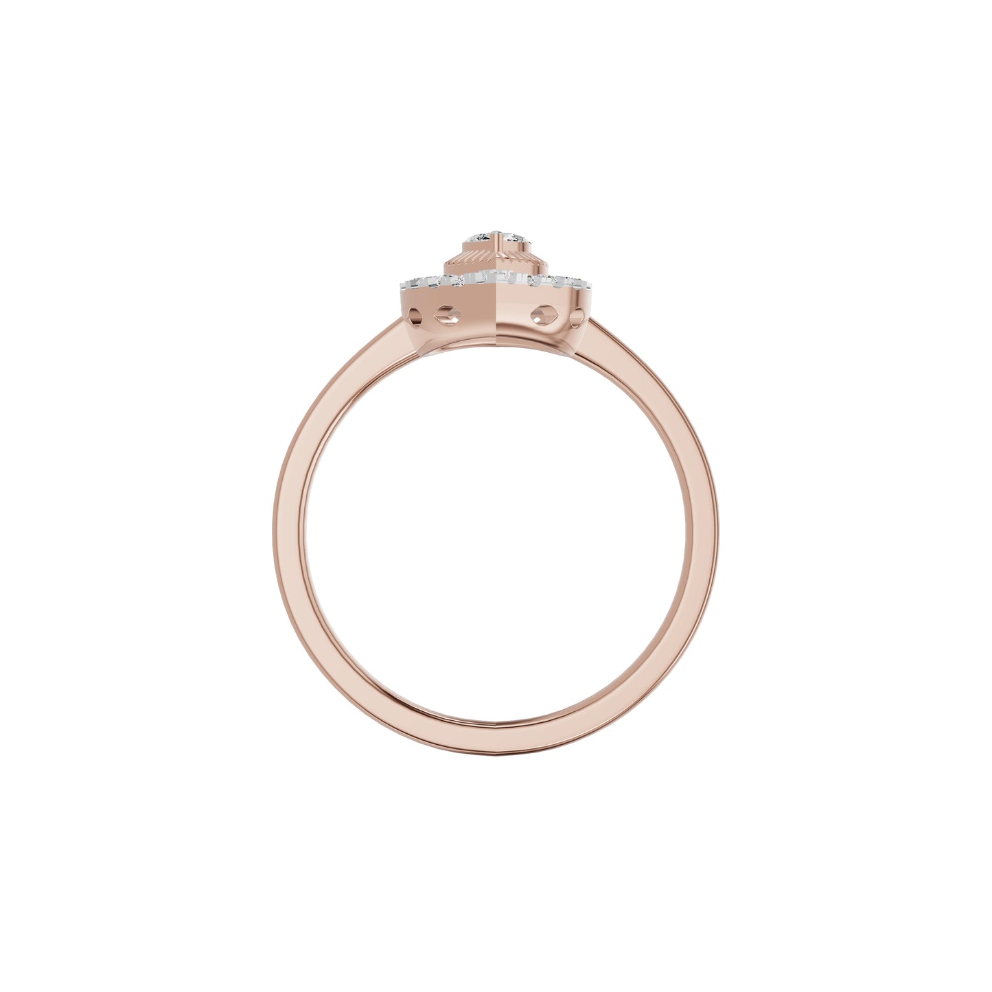 Navyra Marquise Diamond Ring 18 KT / Rose Gold / 18