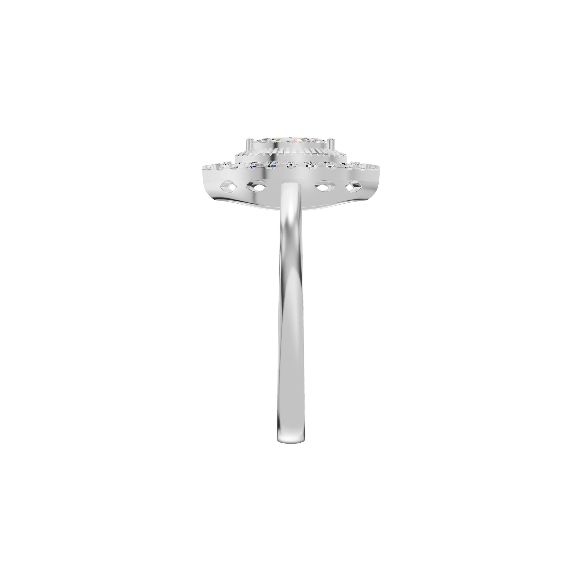 Navyra Marquise Diamond Ring 18 KT / White Gold / 18