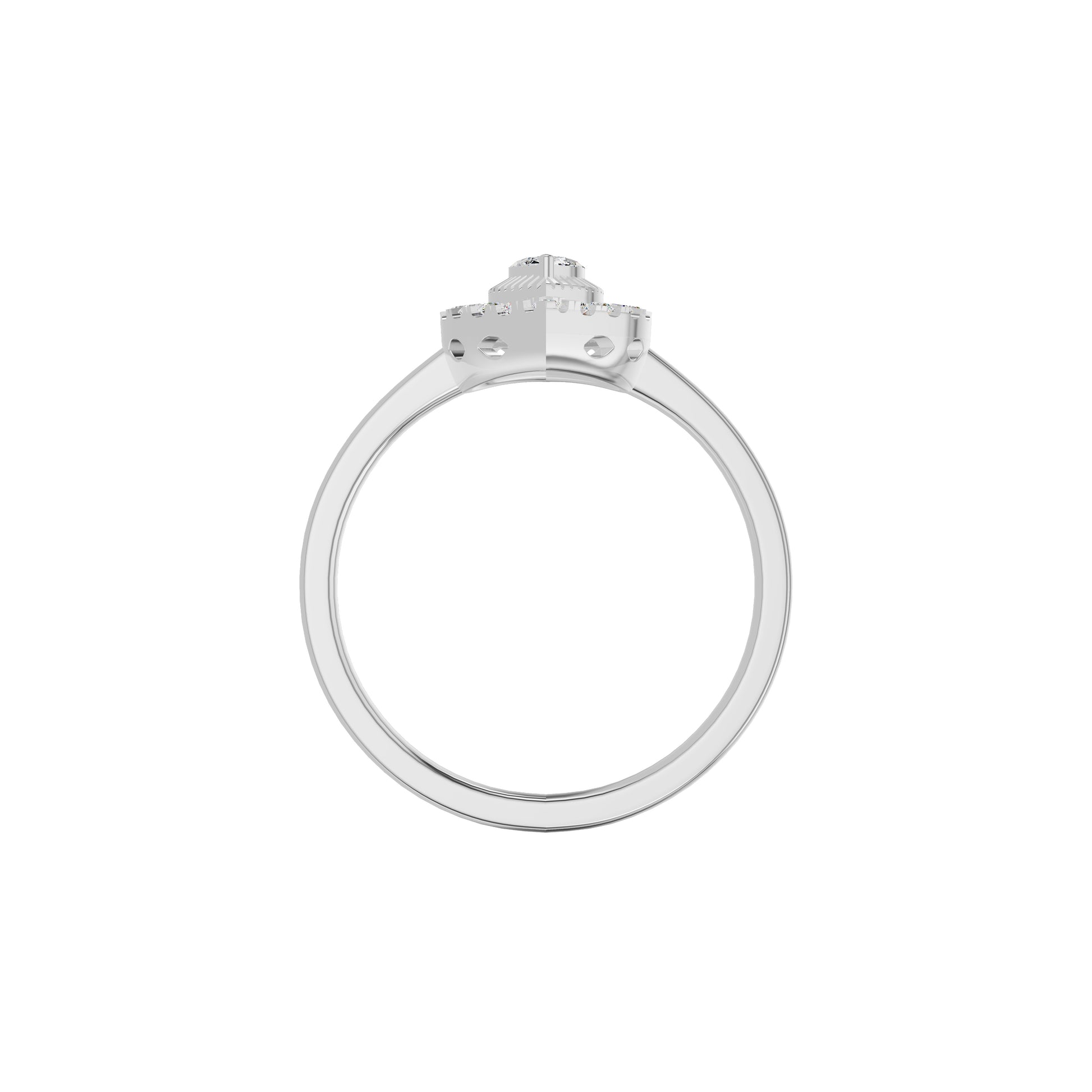 Navyra Marquise Diamond Ring 18 KT / White Gold / 18