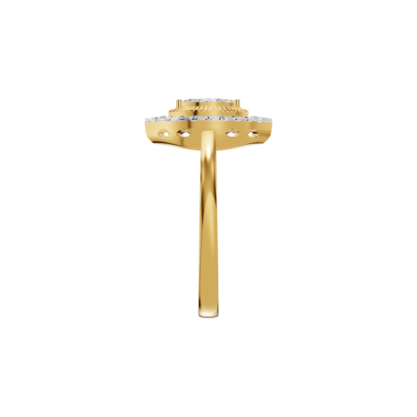 Navyra Marquise Diamond Ring 18 KT / Yellow Gold / 18