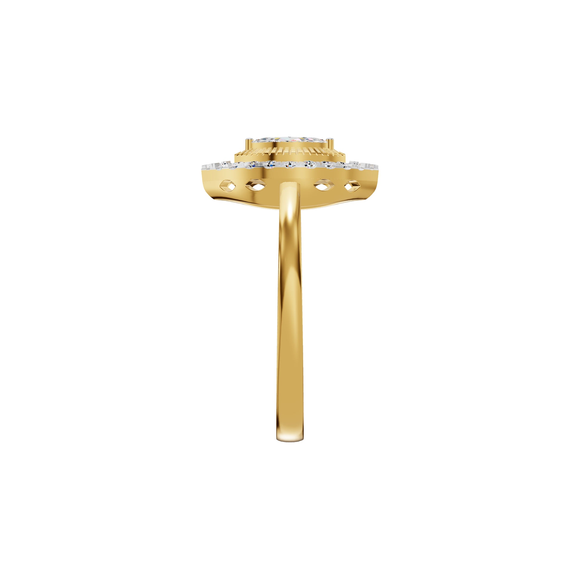Navyra Marquise Diamond Ring 18 KT / Yellow Gold / 18