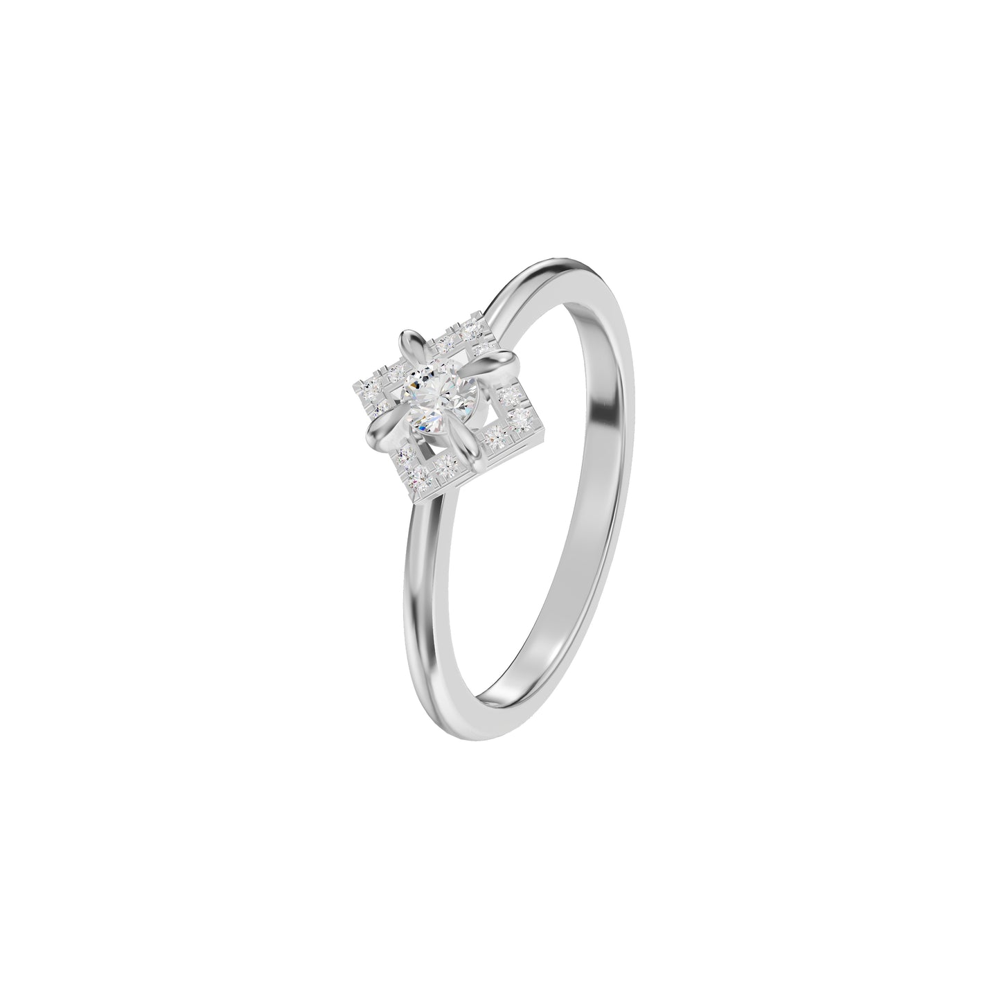 ID-LGRAX25829XX 18 KT / White Gold / 18