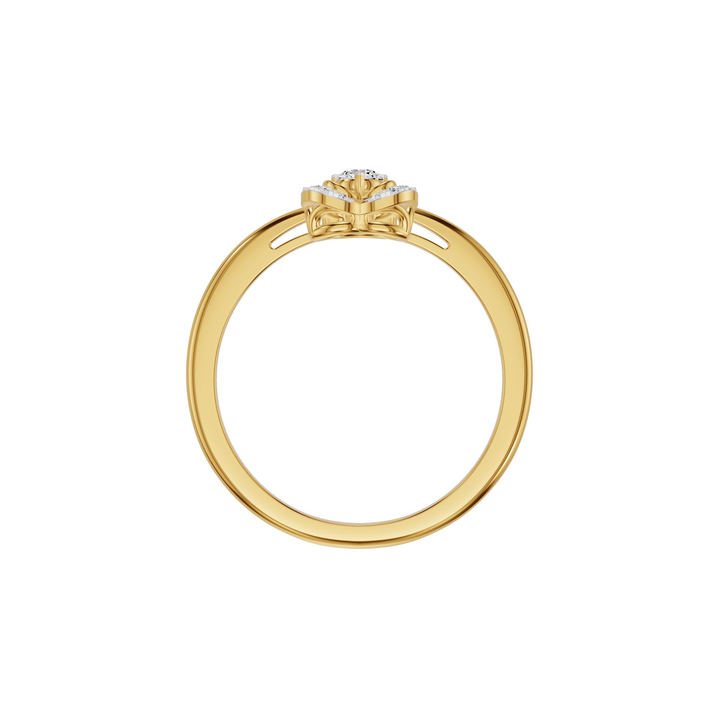 ID-LGRAX25833XX 18 KT / Yellow Gold / 18