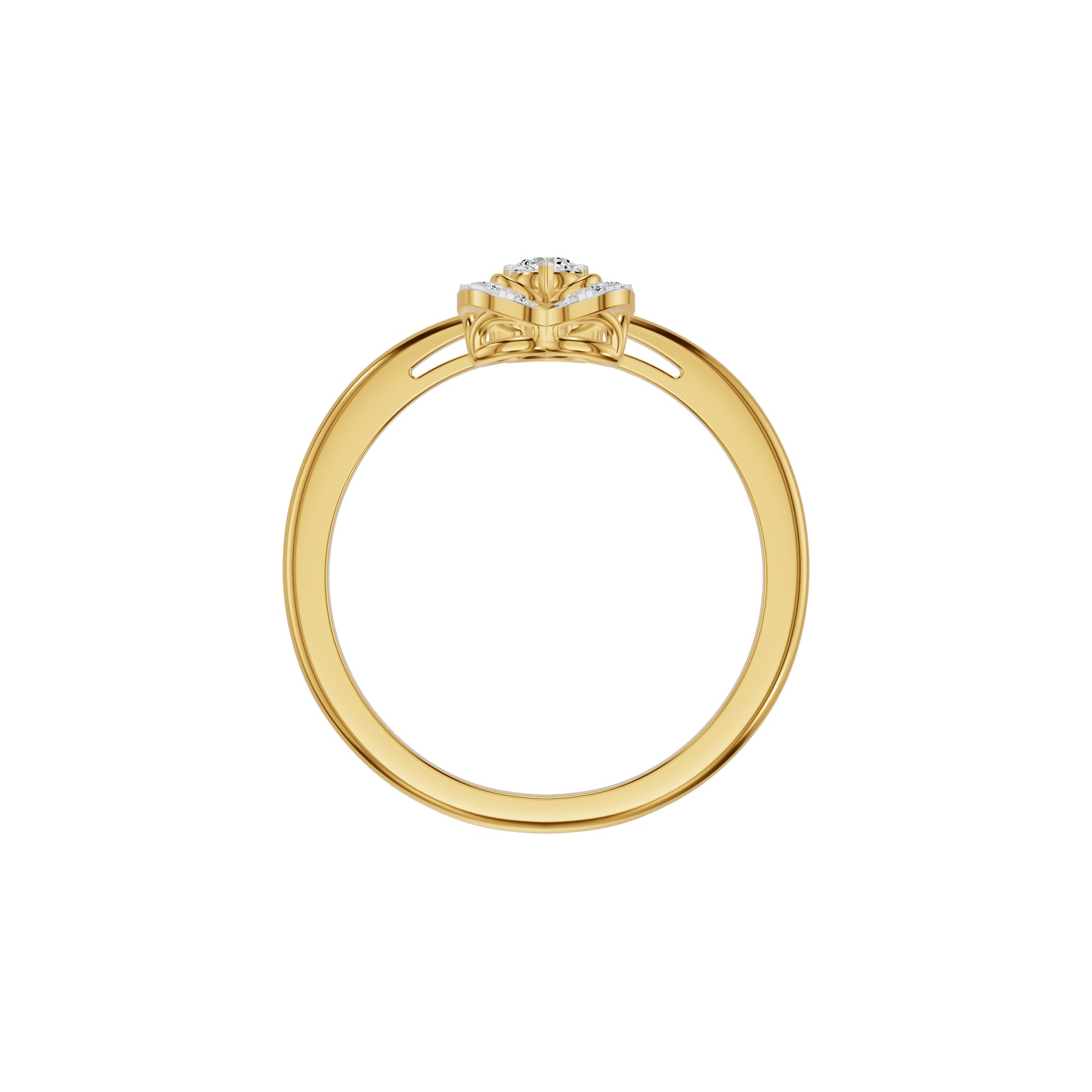 ID-LGRAX25833XX 18 KT / Yellow Gold / 18