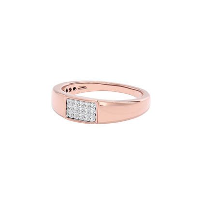 Twilight Ridge Diamond Mens Ring 18 KT / Rose Gold / 22