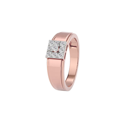 Gypsy Set Diamond Men's Ring