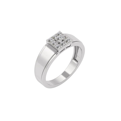 Gypsy Set Diamond Men's Ring