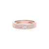 Channel Set Diamond Mens Ring 18 KT / Rose Gold / 22