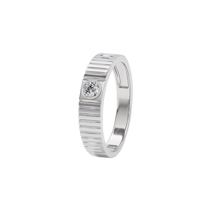 Valor Diamond Mens Ring 18 KT / White Gold / 22