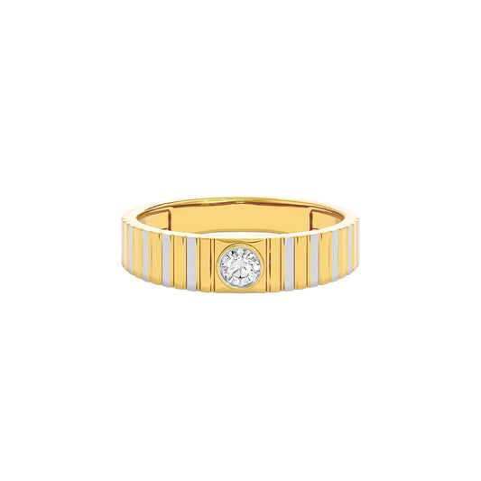 Valor Diamond Mens Ring 18 KT / Yellow Gold / 22