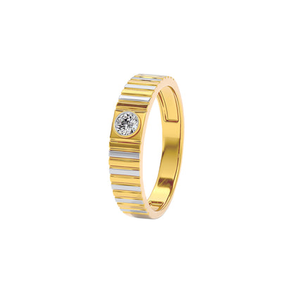 Valor Diamond Mens Ring 18 KT / Yellow Gold / 22