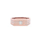 The Premium Cue Diamond Mens Ring 18 KT / Rose Gold / 22