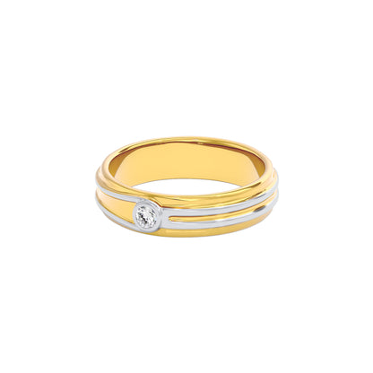 The Polaris Diamond Mens Ring 18 KT / Yellow Gold / 22