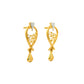 Filigree Teardrop Gold Earrings
