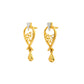 Filigree Teardrop Gold Earrings