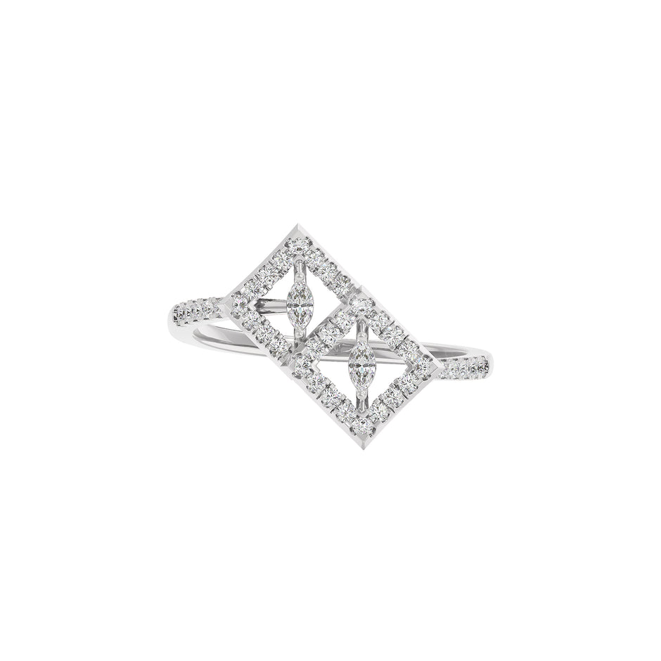 The Facet Aura Diamond Ring