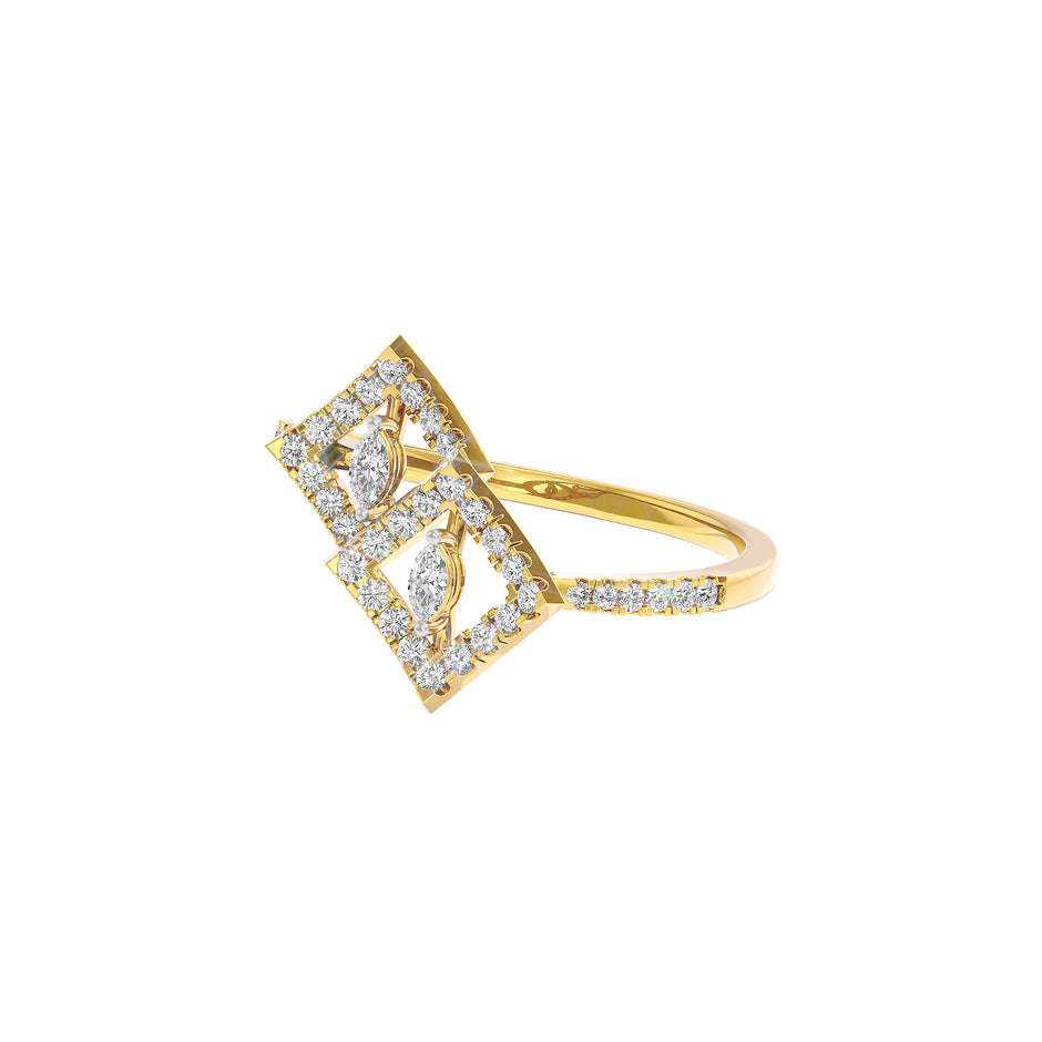 The Facet Aura Diamond Ring