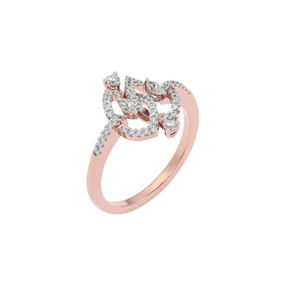 Sparkling Duo Diamond Ring