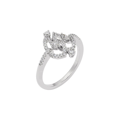 Sparkling Duo Diamond Ring