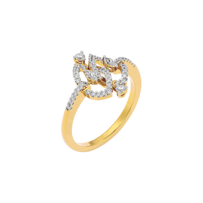 Sparkling Duo Diamond Ring
