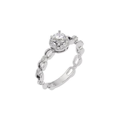 Calista Diamond Solitaire Ring