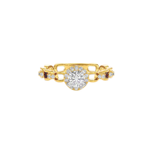 Calista Diamond Solitaire Ring