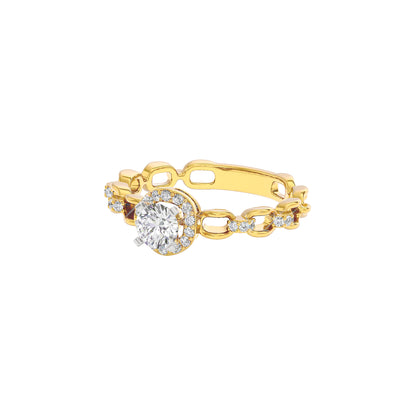 Calista Diamond Solitaire Ring