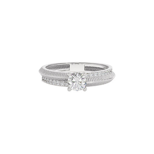 Kerin Two Tone Diamond Ring