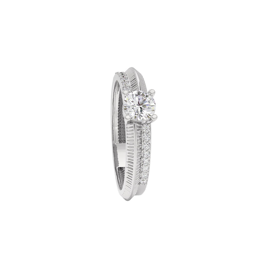 Kerin Two Tone Diamond Ring