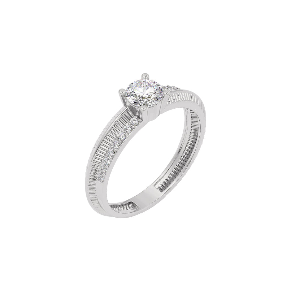 Kerin Two Tone Diamond Ring